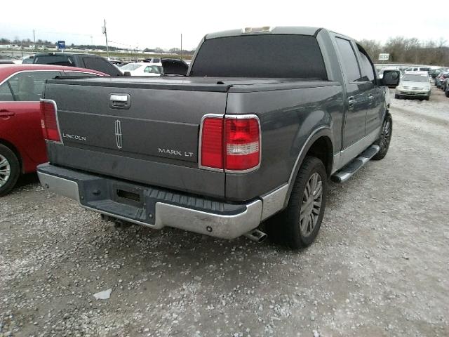 5LTPW16567FJ01456 - 2007 LINCOLN MARK LT GRAY photo 4