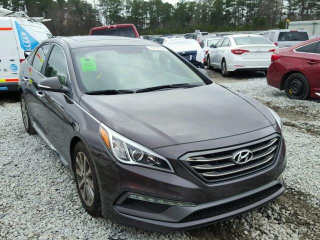 5NPE34AFXHH536976 - 2017 HYUNDAI SONATA SPO BROWN photo 1