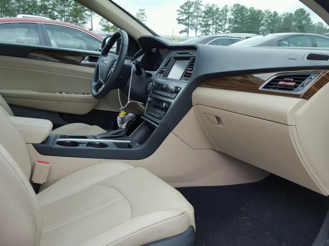 5NPE34AFXHH536976 - 2017 HYUNDAI SONATA SPO BROWN photo 5