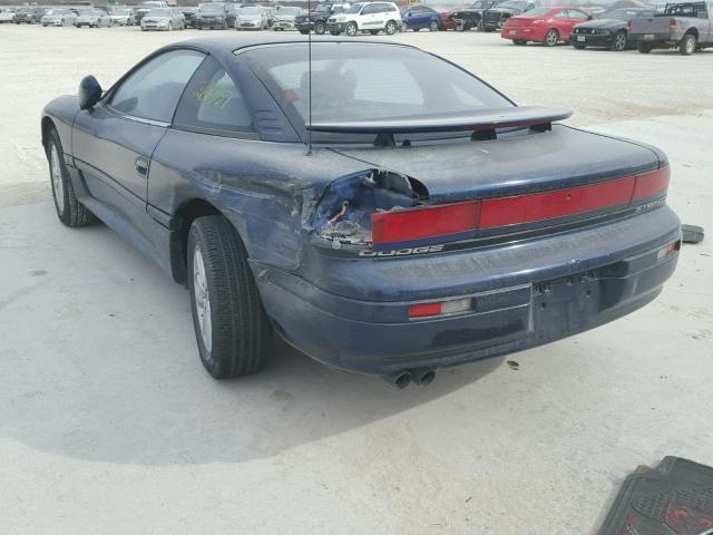 JB3BM44H2PY037570 - 1993 DODGE STEALTH BLUE photo 3