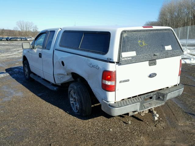 1FTRX14W07FB67442 - 2007 FORD F150 WHITE photo 3