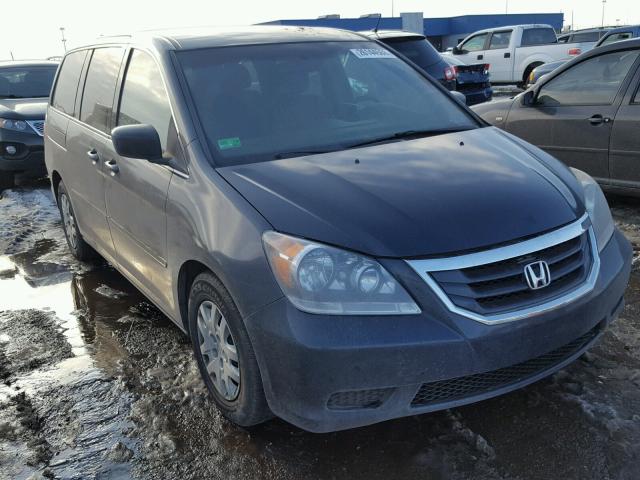 5FNRL3H24AB109280 - 2010 HONDA ODYSSEY LX BLUE photo 1