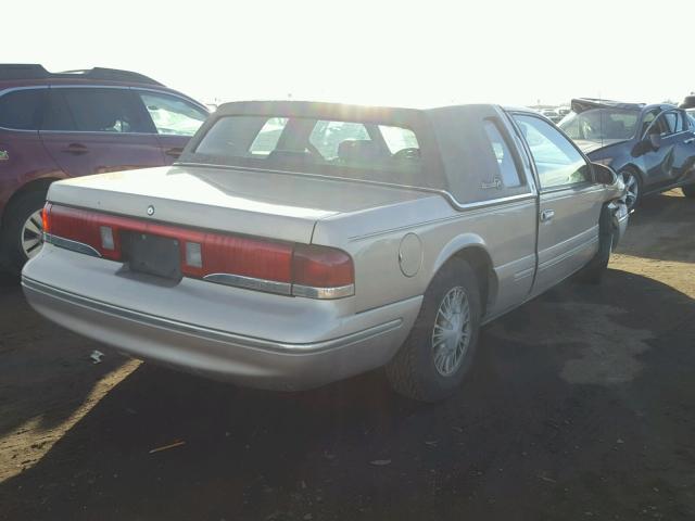 1MELM6249VH623919 - 1997 MERCURY COUGAR XR7 GOLD photo 4