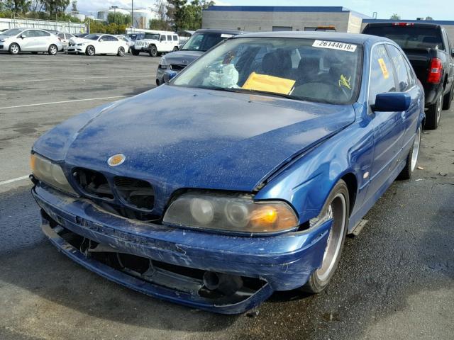 WBADT43491GX24824 - 2001 BMW 525 I AUTO BLUE photo 2