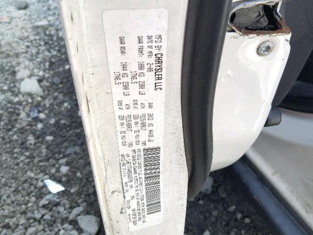 1J8FT47W48D669789 - 2008 JEEP COMPASS SP WHITE photo 10