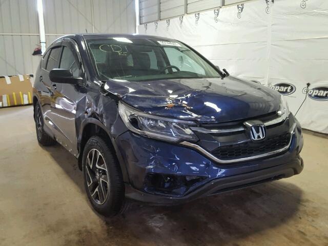 5J6RM3H45GL025824 - 2016 HONDA CR-V SE BLUE photo 9