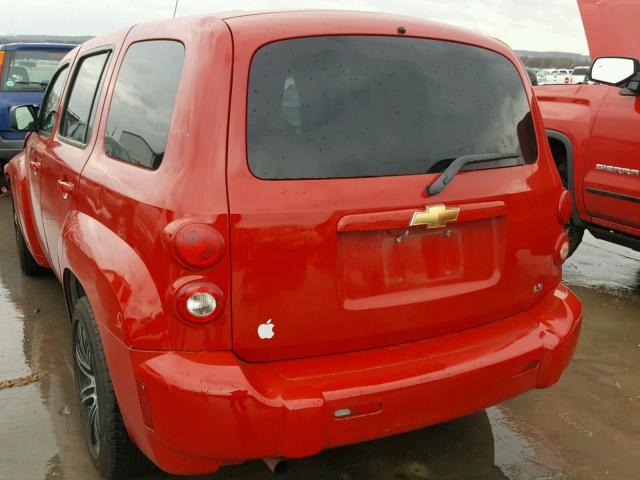 3GNDA13D38S626687 - 2008 CHEVROLET HHR LS 红色 照片 3