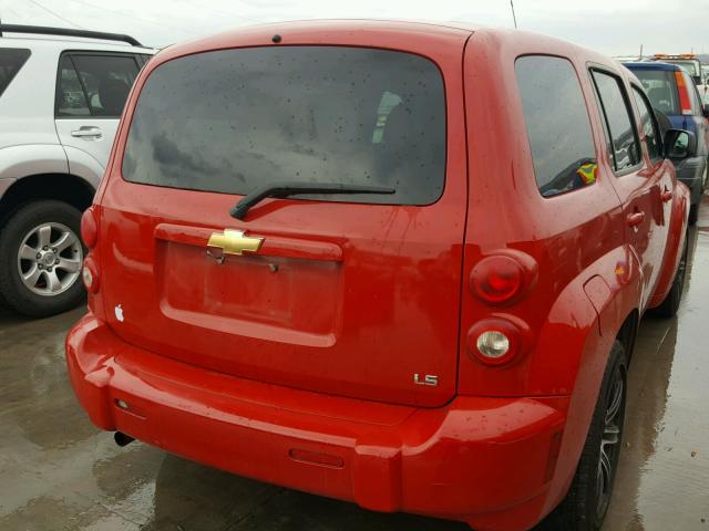 3GNDA13D38S626687 - 2008 CHEVROLET HHR LS 红色 照片 4