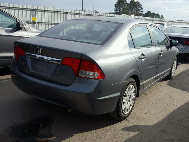 1HGFA16399L011218 - 2009 HONDA CIVIC VP CHARCOAL photo 4