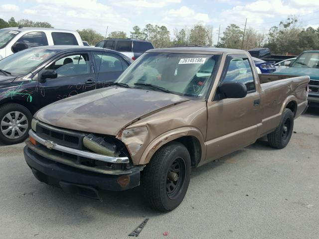 1GCCS14X838242030 - 2003 CHEVROLET S TRUCK S1 BROWN photo 2