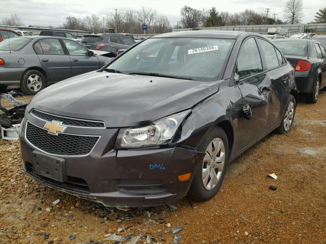 1G1PA5SH9E7454749 - 2014 CHEVROLET CRUZE LS CHARCOAL photo 2