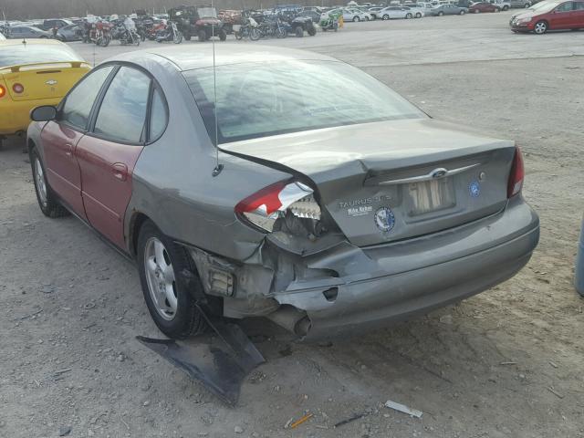 1FAFP55U92A214325 - 2002 FORD TAURUS SES BEIGE photo 3