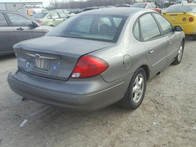 1FAFP55U92A214325 - 2002 FORD TAURUS SES BEIGE photo 4