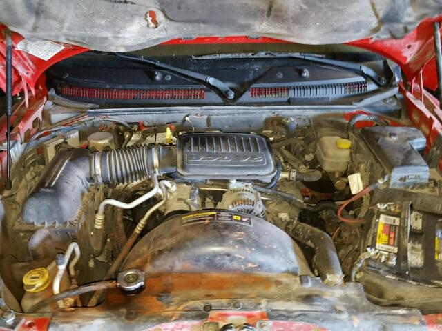 1D7HW28K46S621571 - 2006 DODGE DAKOTA QUA RED photo 7