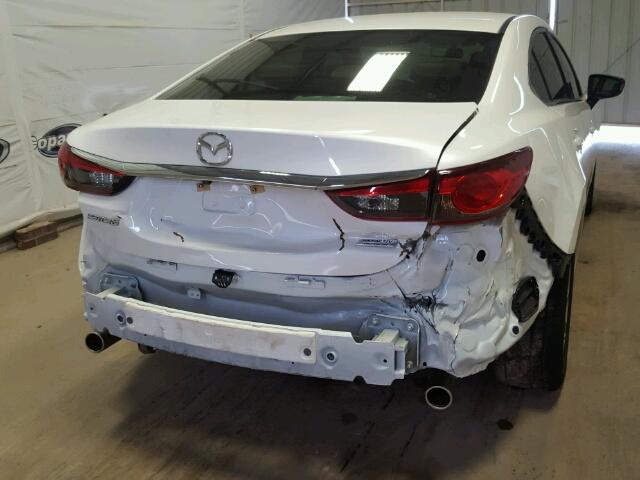 JM1GJ1U57G1410368 - 2016 MAZDA 6 SPORT WHITE photo 9