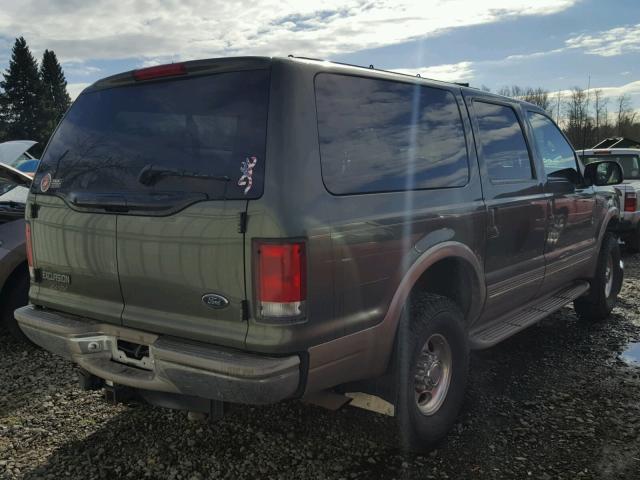 1FMNU43S6YEB16618 - 2000 FORD EXCURSION GREEN photo 4