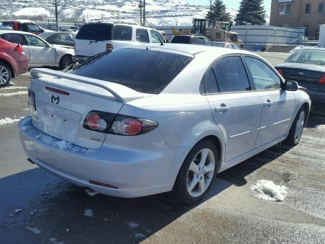 1YVHP84D065M50781 - 2006 MAZDA 6 S SILVER photo 4