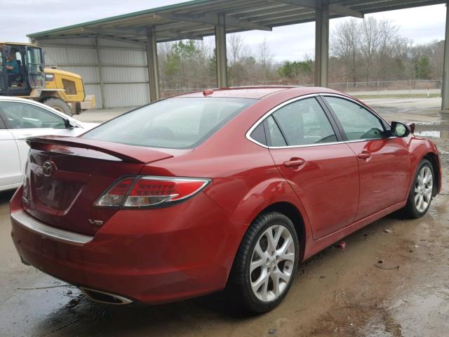 1YVHP82B395M02858 - 2009 MAZDA 6 S RED photo 4