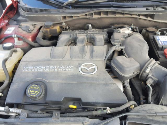 1YVHP82B395M02858 - 2009 MAZDA 6 S RED photo 7