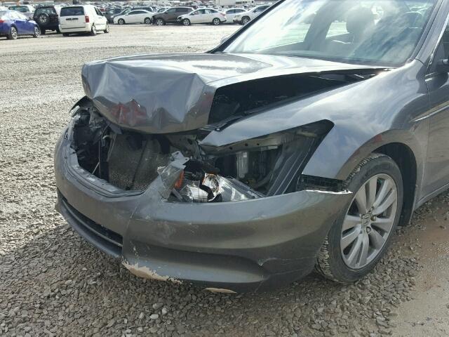 1HGCP2F82BA120768 - 2011 HONDA ACCORD EXL GRAY photo 9