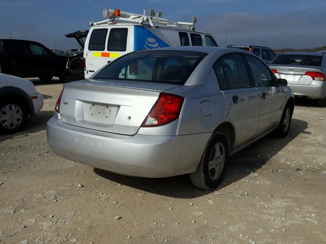 1G8AG52F85Z138266 - 2005 SATURN ION LEVEL SILVER photo 4
