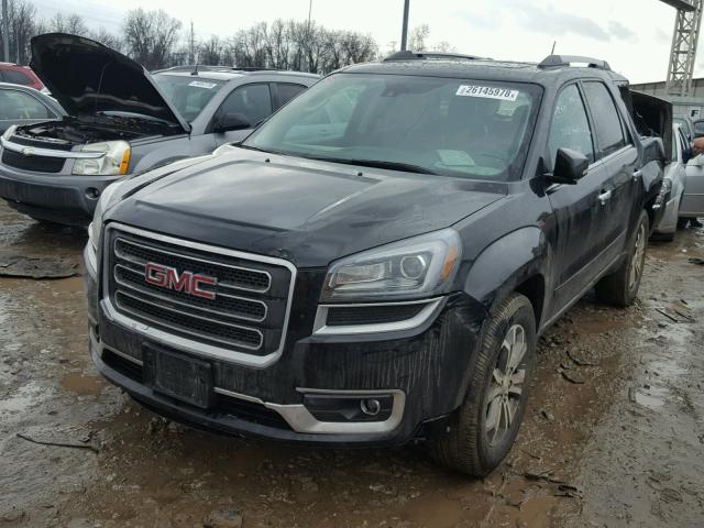 1GKKRRKD4GJ240115 - 2016 GMC ACADIA SLT BLACK photo 2