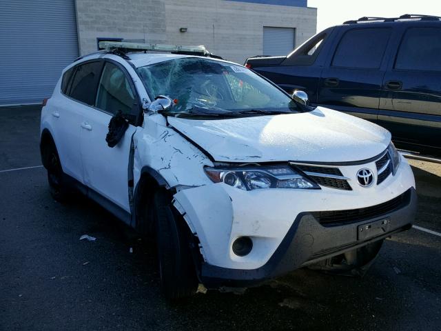 2T3ZFREV3DW055834 - 2013 TOYOTA RAV4 LE WHITE photo 1