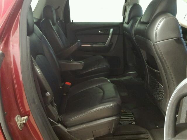 1GKEV33777J121568 - 2007 GMC ACADIA SLT ბურგუნდია ფოტო 6