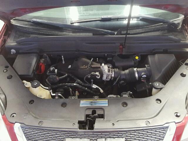 1GKEV33777J121568 - 2007 GMC ACADIA SLT ბურგუნდია ფოტო 7