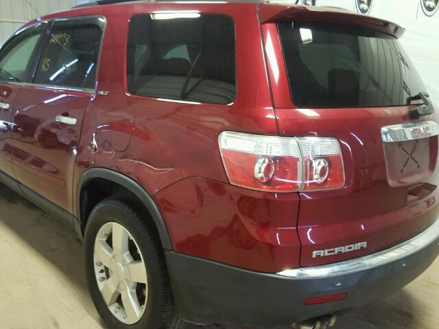 1GKEV33777J121568 - 2007 GMC ACADIA SLT ბურგუნდია ფოტო 9