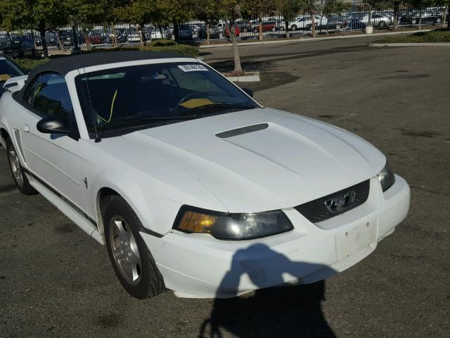 1FAFP44492F218700 - 2002 FORD MUSTANG WHITE photo 1