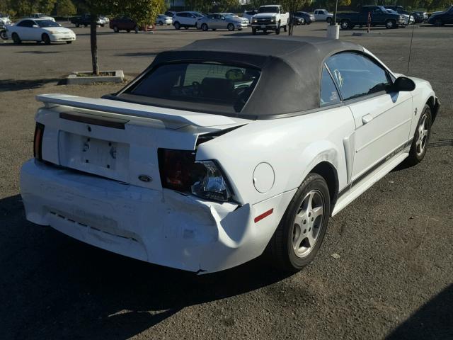 1FAFP44492F218700 - 2002 FORD MUSTANG WHITE photo 4