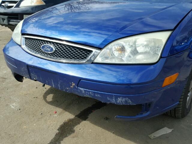 1FAHP31N96W243229 - 2006 FORD FOCUS ZX3 BLUE photo 9