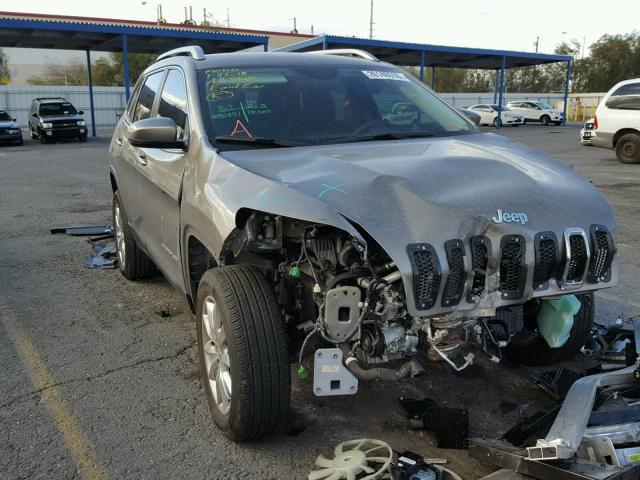 1C4PJMDS4GW366355 - 2016 JEEP CHEROKEE L TAN photo 1