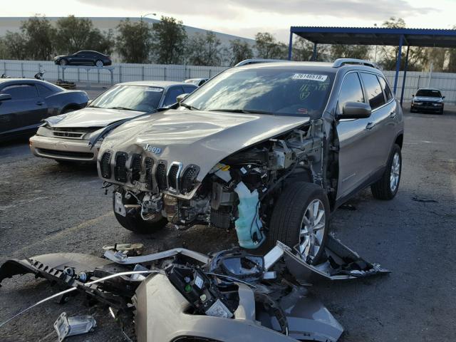 1C4PJMDS4GW366355 - 2016 JEEP CHEROKEE L TAN photo 2