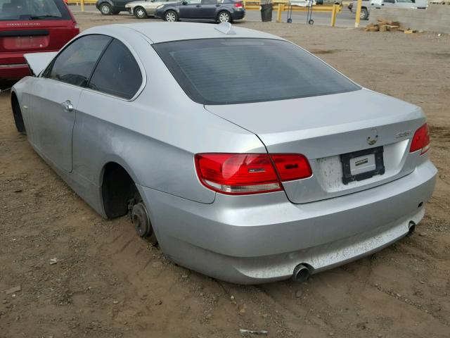 WBAWB73547P032632 - 2007 BMW 335 I SILVER photo 3