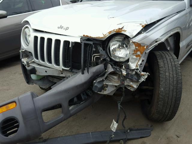 1J4GL48KX3W602435 - 2003 JEEP LIBERTY SP GRAY photo 9