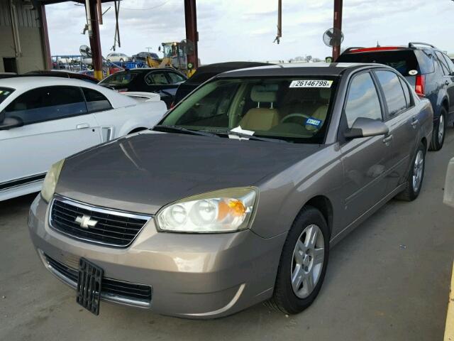 1G1ZT58F47F108691 - 2007 CHEVROLET MALIBU LT BEIGE photo 2