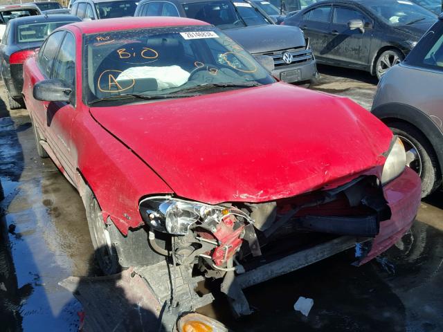 1G2NF52EXYC533613 - 2000 PONTIAC GRAND AM S 红色 照片 1