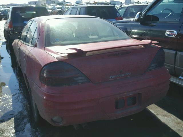 1G2NF52EXYC533613 - 2000 PONTIAC GRAND AM S 红色 照片 3