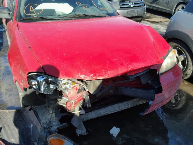 1G2NF52EXYC533613 - 2000 PONTIAC GRAND AM S 红色 照片 9