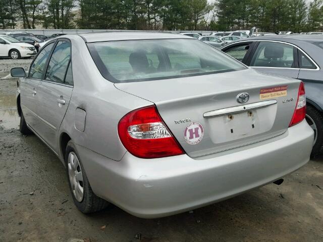 4T1BE32K94U375132 - 2004 TOYOTA CAMRY LE SILVER photo 3