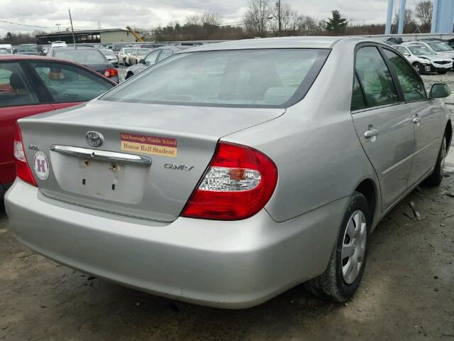 4T1BE32K94U375132 - 2004 TOYOTA CAMRY LE SILVER photo 4