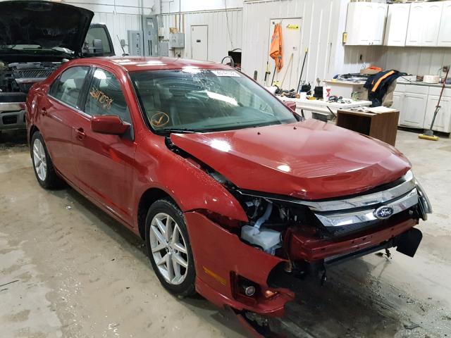 3FAHP0JAXAR360793 - 2010 FORD FUSION SEL RED photo 1