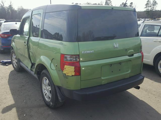 5J6YH18778L008989 - 2008 HONDA ELEMENT EX GREEN photo 3