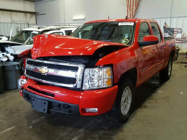 3GCPKTE31BG234367 - 2011 CHEVROLET SILVERADO RED photo 2