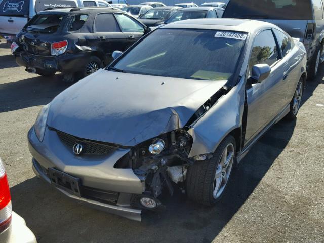 JH4DC53005S010989 - 2005 ACURA RSX TYPE-S GRAY photo 2