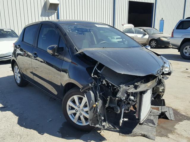 VNKKTUD35FA054996 - 2015 TOYOTA YARIS BLACK photo 1