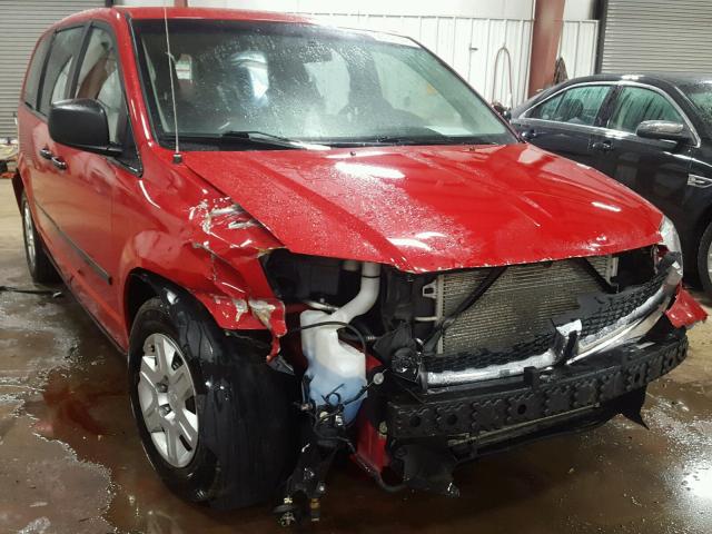 2C4RDGBG1DR617630 - 2013 DODGE GRAND CARA RED photo 1