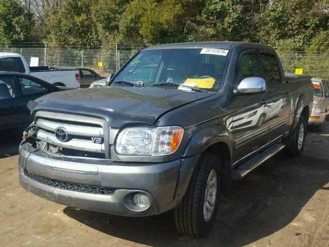 5TBET34146S515986 - 2006 TOYOTA TUNDRA DOU GRAY photo 2